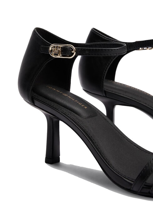 TH Hohe Ledersandalen mit Riemen Schwarz - Damenschuhe