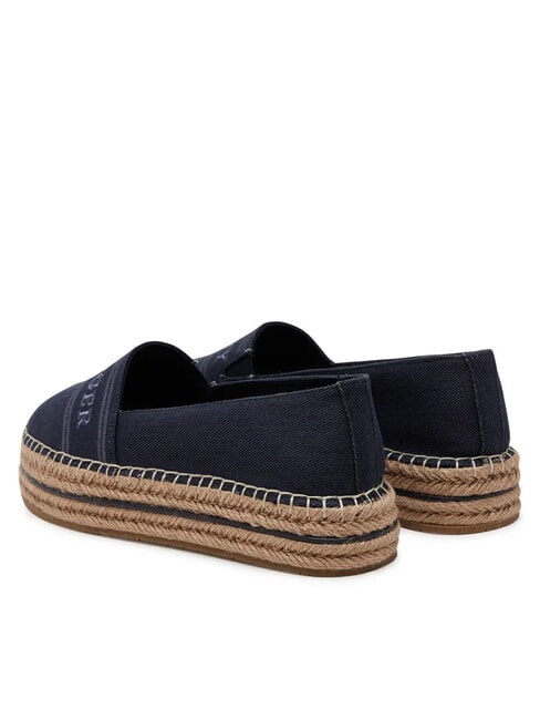 TH Espadrilles mit Plateau aus Canvas Weltraumblau - Damenschuhe
