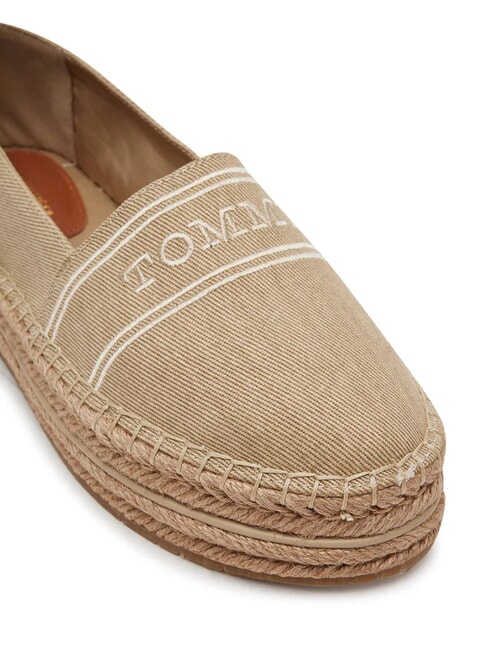 TH Espadrilles mit Plateau aus Canvas Meerrettich - Damenschuhe