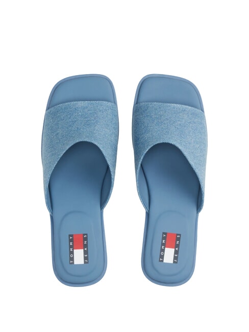 NOHO Hausschuhe mit niedrigem Absatz Denim - Damenschuhe