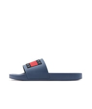 TOMMY HILFIGER TOMMY JEANS Pool Slide Gummipantoffeln blaue K&uuml;ste - Herrenschuhe - 4