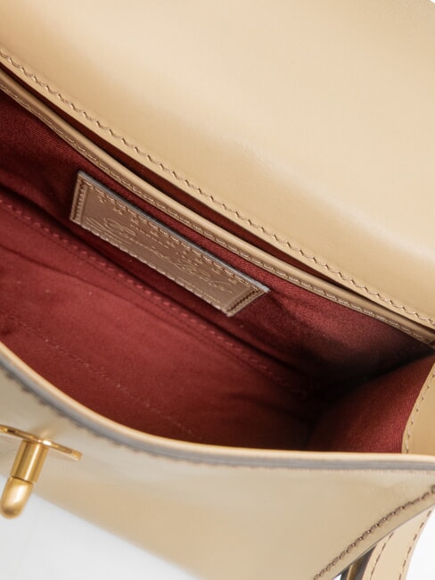 IRENE  Mini-Umh&auml;ngetasche aus Leder butter ss26 (irene) - Damentaschen