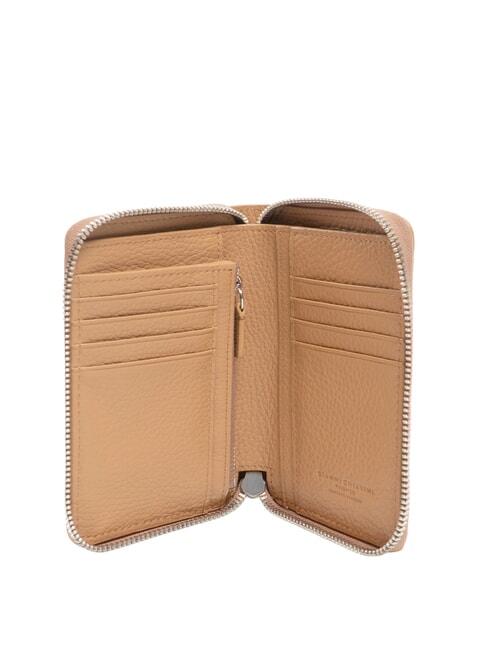 GRAIN Ledergeldb&ouml;rse mit Rei&szlig;verschluss Ton - Brieftaschen Damen