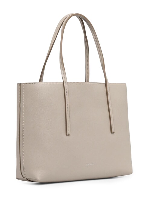 EMBOSSED LOGO Umh&auml;ngetasche W&uuml;stentaupe - Damentaschen