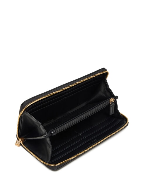 BOLD MONOGRAM Rei&szlig;verschluss-Geldb&ouml;rse auf Schwarz - Brieftaschen Damen