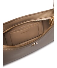 CALVIN KLEIN HARDWARE MONOGRAM Umh&auml;ngetasche W&uuml;stentaupe - Damentaschen - 4