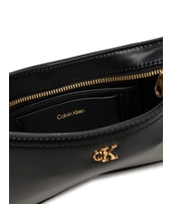 CALVIN KLEIN HARDWARE MONOGRAM Umh&auml;ngetasche Schwarz / Antik-Hellgold - Damentaschen - 4