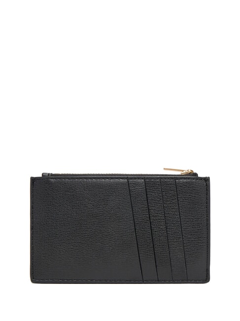 EMBOSSED LOGO Flacher Kartenhalter schwarz/ger&ouml;stete Kokosnuss - Brieftaschen Damen