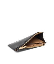 CALVIN KLEIN EMBOSSED LOGO Flacher Kartenhalter schwarz/ger&ouml;stete Kokosnuss - Brieftaschen Damen - 3