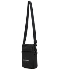 CALVIN KLEIN BOLD LOGO NYLON Umh&auml;ngetasche auf Schwarz - Umh&auml;ngetaschen Herren - 3