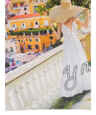 YNOT YESBAG Mittelgro&szlig;e Clutch mit Manschette romantische K&uuml;ste - Damentaschen - 3