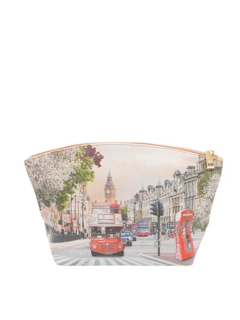 YESBAG Gro&szlig;er, ausgestellter Kosmetikkoffer London Rainbow - Beauty-Case