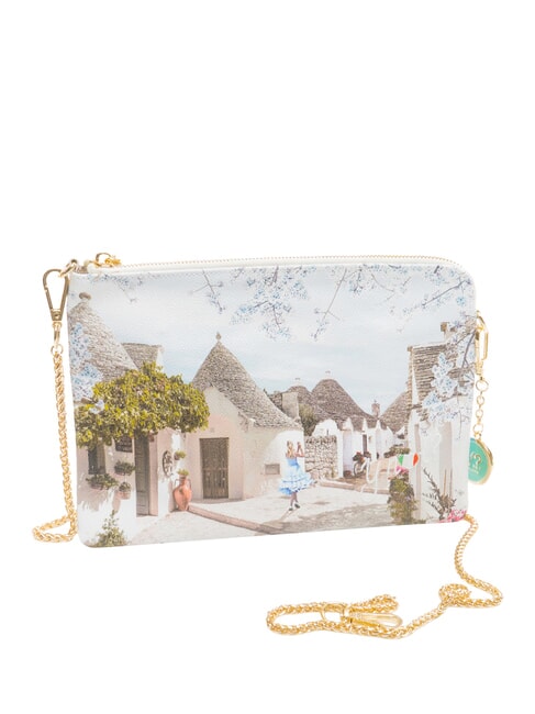 YESBAG Clutch mit Schulterriemen aus Metall Alice in Trulli - Damentaschen