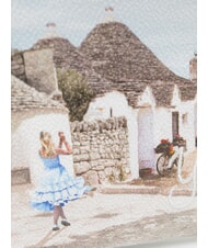 YNOT YESBAG Clutch mit Schulterriemen aus Metall Alice in Trulli - Damentaschen - 3