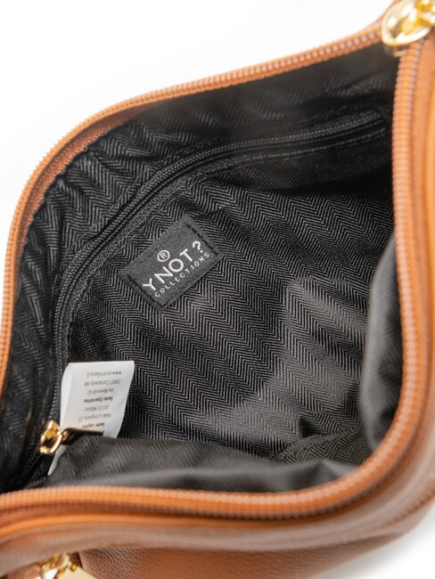 LOVERS Umschlagtasche mit Handgelenkschlaufe br&auml;unen - Damentaschen