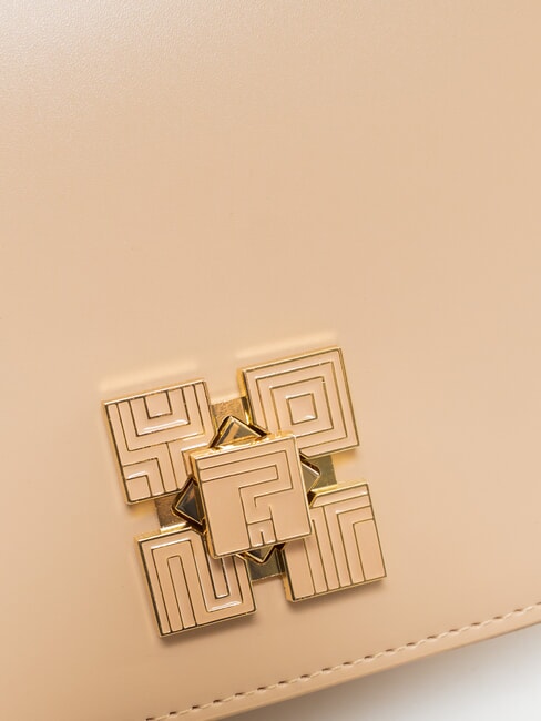 LUCY Schultertasche mit Klappe Sand - Damentaschen