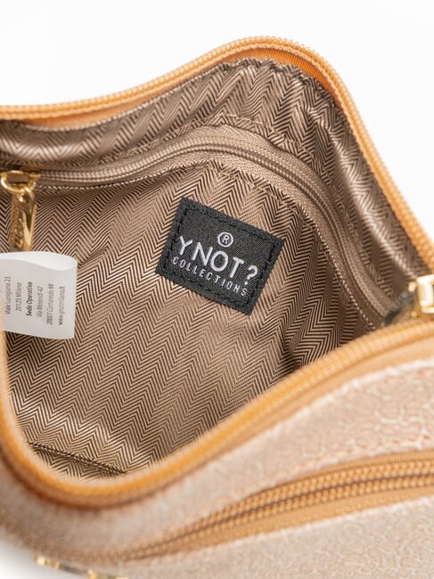 LUX Clutch mit Manschette und Tasche Karamell - Damentaschen