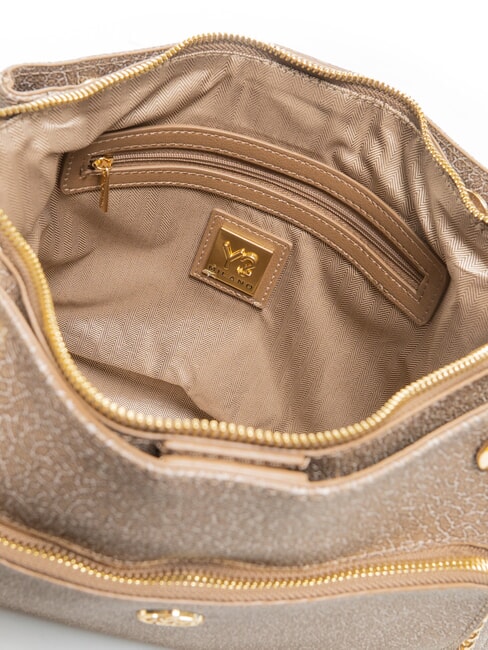 LUX Schultertasche mit Kettenhenkeln Havanna - Damentaschen