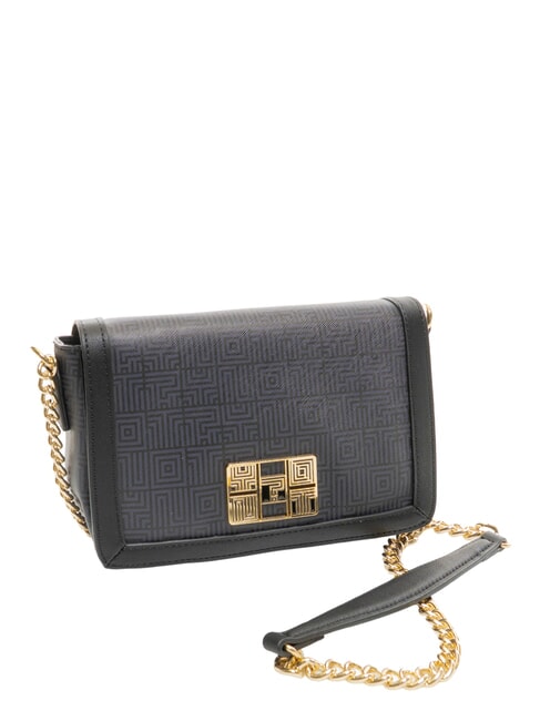 LABIRINT Schultertasche mit Ketteneinsatz SCHWARZ - Damentaschen