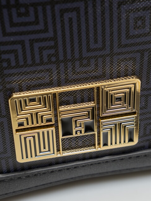 LABIRINT Schultertasche mit Ketteneinsatz SCHWARZ - Damentaschen