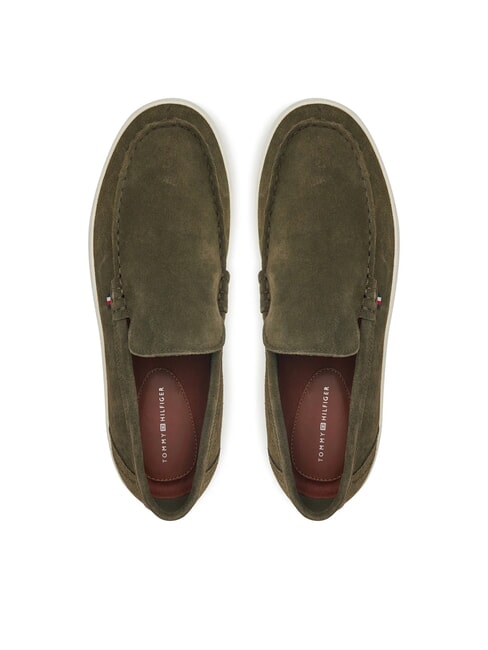 MODERN LIGHT HYBRID Wildleder-Loafer Armeegr&uuml;n - Herrenschuhe