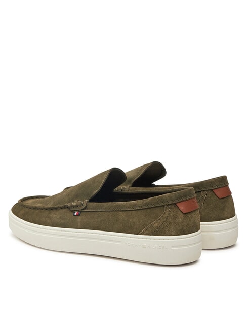 MODERN LIGHT HYBRID Wildleder-Loafer Armeegr&uuml;n - Herrenschuhe