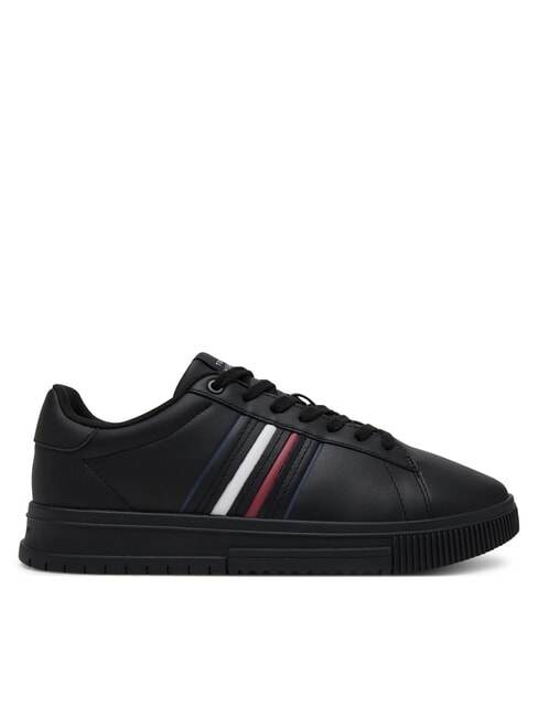 MODERN CUPSOLE STRIPES Ledersneakers Schwarz - Herrenschuhe