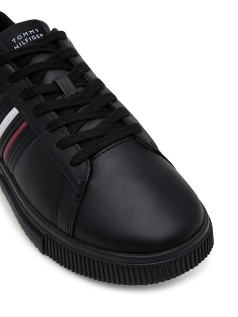 MODERN CUPSOLE STRIPES Ledersneakers Schwarz - Herrenschuhe