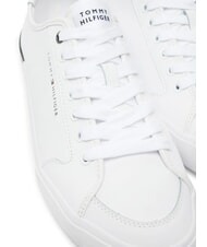 TOMMY HILFIGER CORE CORPORATE Ledersneakers Wei&szlig; - Herrenschuhe - 3