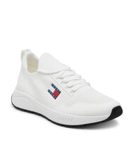 TOMMY HILFIGER THJ KNITTED Sneakers aus Stoff ecru - Herrenschuhe - 3