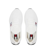 TOMMY HILFIGER THJ KNITTED Sneakers aus Stoff ecru - Herrenschuhe - 4