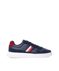 TOMMY HILFIGER LIGHT CUPSOLE MIX Ledersneakers dunkle Nachtmarine - Herrenschuhe - 2
