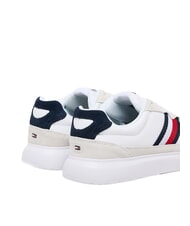 TOMMY HILFIGER LIGHT CUPSOLE MIX Ledersneakers strahlendes Wei&szlig;/Andorra - Herrenschuhe - 3