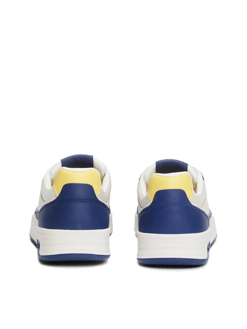 TOMMY JEANS Cupsole Ledersneaker Samtblau - Herrenschuhe