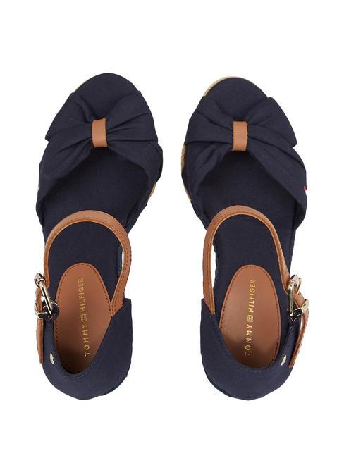 BASIC BASIC Hohe Sandalen mit offener Zehenpartie Raum blau - Damenschuhe