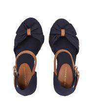 TOMMY HILFIGER BASIC BASIC Hohe Sandalen mit offener Zehenpartie Raum blau - Damenschuhe - 3