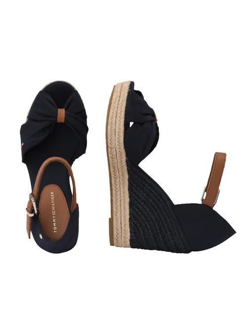 BASIC BASIC Hohe Sandalen mit offener Zehenpartie Raum blau - Damenschuhe