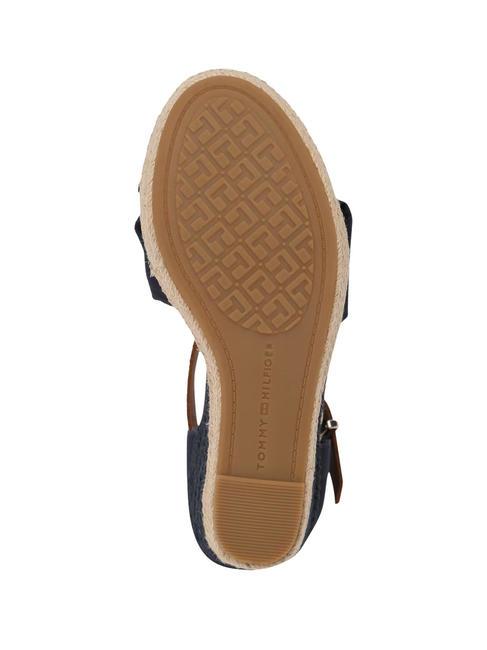BASIC BASIC Hohe Sandalen mit offener Zehenpartie Raum blau - Damenschuhe