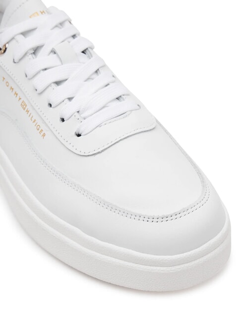 MODERN COURT Plateau-Sneaker aus Leder Wei&szlig; - Damenschuhe