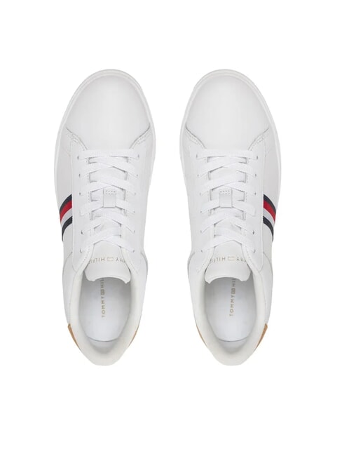 ESSENTIAL COURT Damen-Sneaker aus Leder Wei&szlig; - Damenschuhe