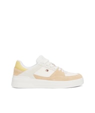 TOMMY HILFIGER BASKET MIX Damen-Sneaker alter wei&szlig;er/toniger Kiesel - Damenschuhe - 3