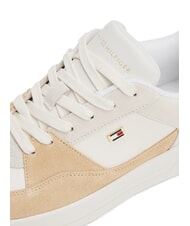 TOMMY HILFIGER BASKET MIX Damen-Sneaker alter wei&szlig;er/toniger Kiesel - Damenschuhe - 4