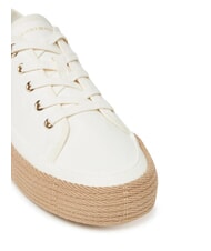TOMMY HILFIGER TH Canvas-Epadrilles-Sneaker altes Wei&szlig; - Damenschuhe - 3