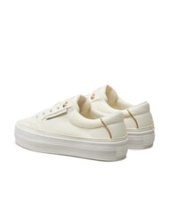 TOMMY HILFIGER ESSENTIAL Canvas-Plateau-Sneaker ecru - Damenschuhe - 5