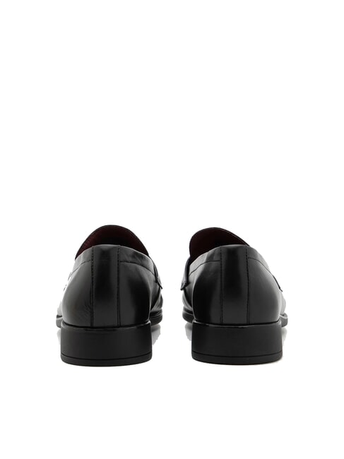 TH Damen-Ledermokassin Schwarz - Damenschuhe