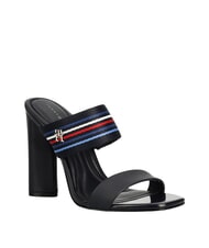 TOMMY HILFIGER SLIDE Hohe Sandalen mit Logoband Weltraumblau - Damenschuhe - 3