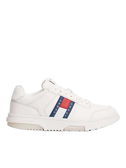 BROOKLYN ESSENTIAL Damen-Sneaker aus Leder ecru - Damenschuhe