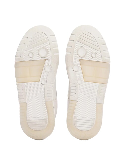 BROOKLYN ESSENTIAL Damen-Sneaker aus Leder ecru - Damenschuhe