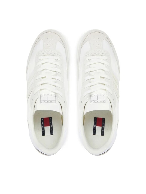 TJW RETRO RUNNER Sneaker aus Leder und Stoff ecru - Damenschuhe