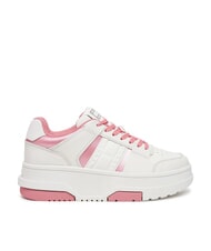 TOMMY HILFIGER TH BROOKLYN Plateau-Sneaker aus Leder Preppy-Rosa - Damenschuhe - 2